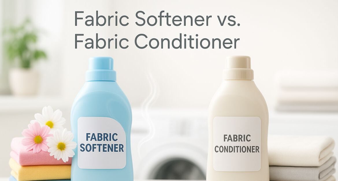 Fabric Softener vs. Fabric Conditioner