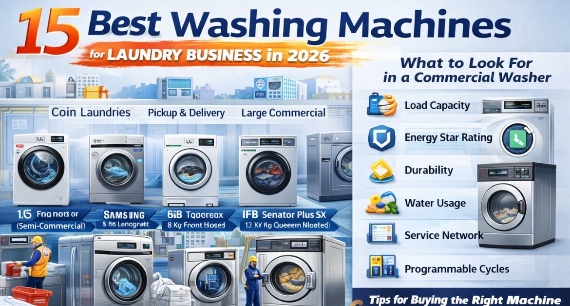 Best washing machines for laundry business