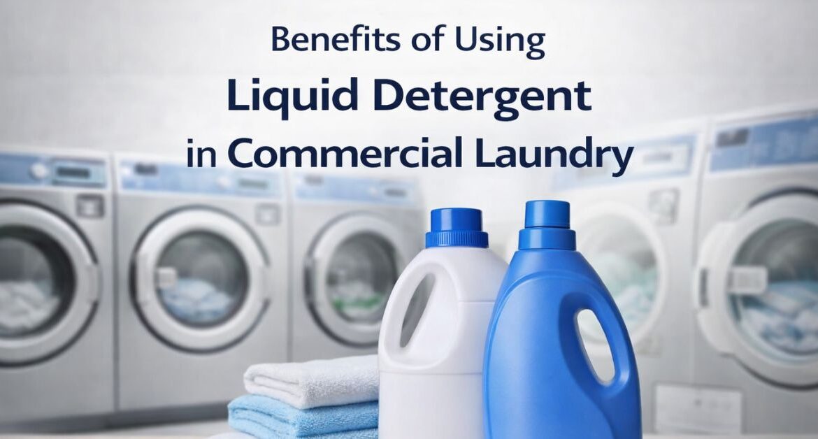 Benefits of Using Liquid Detergent in Commercial Laundry