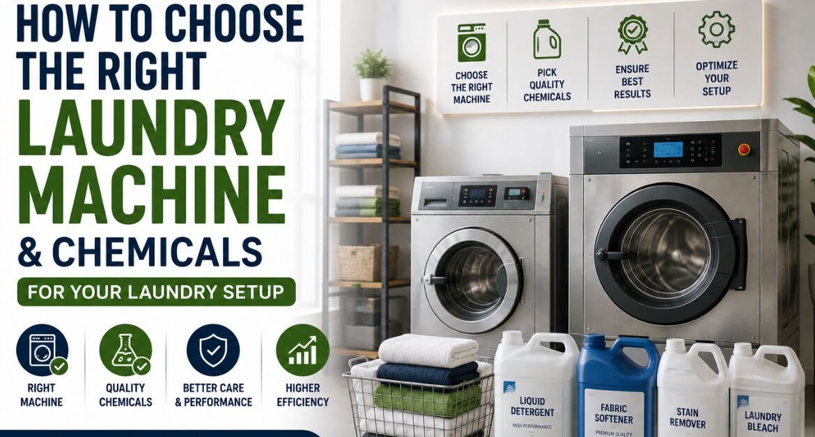 How to Choose the Right Laundry Machine & Chemicals for Your Laundry Setup